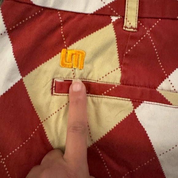 LOUDMOUTH Men’s Argyle Shorts - Picture 3 of 16